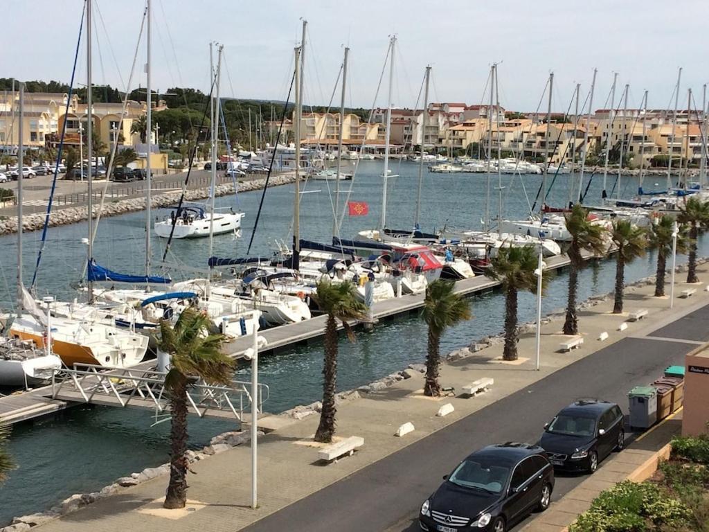 Gruissan Appartement Calme, Vue Sur Port De Plaisance -Clim, Empl.Parking Dış mekan fotoğraf